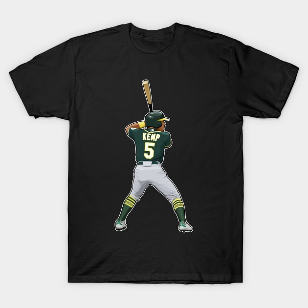 Tony Kemp #5 Bat Ready T-Shirt by GuardWall17